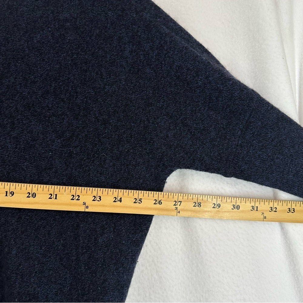Charli Long Sleeve V Neck Cashmere Sweater Womens Large Blue