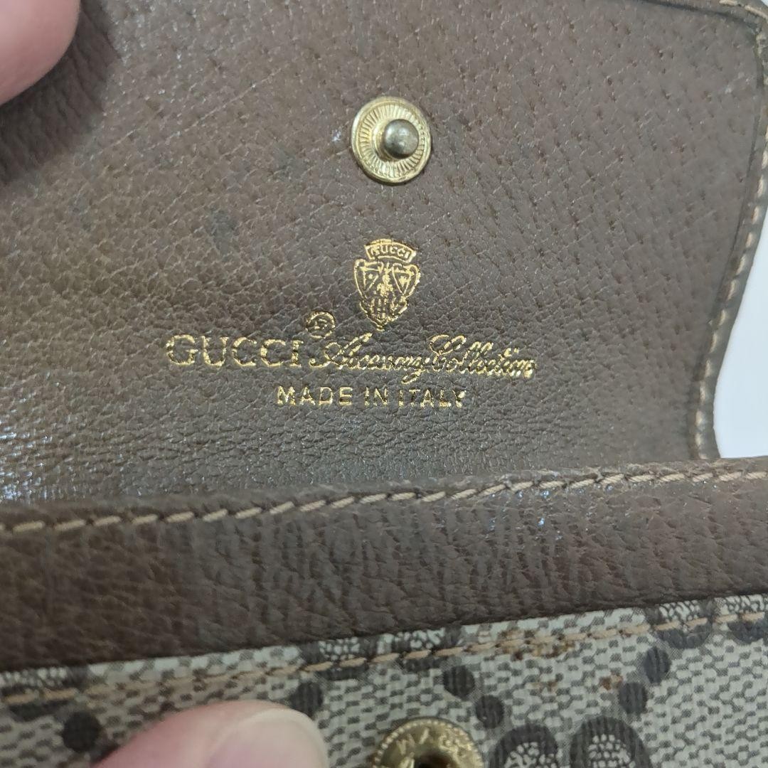 Excellent Condition Rare Old Gucci Coin Case GG Pattern Small Change Purse Walle