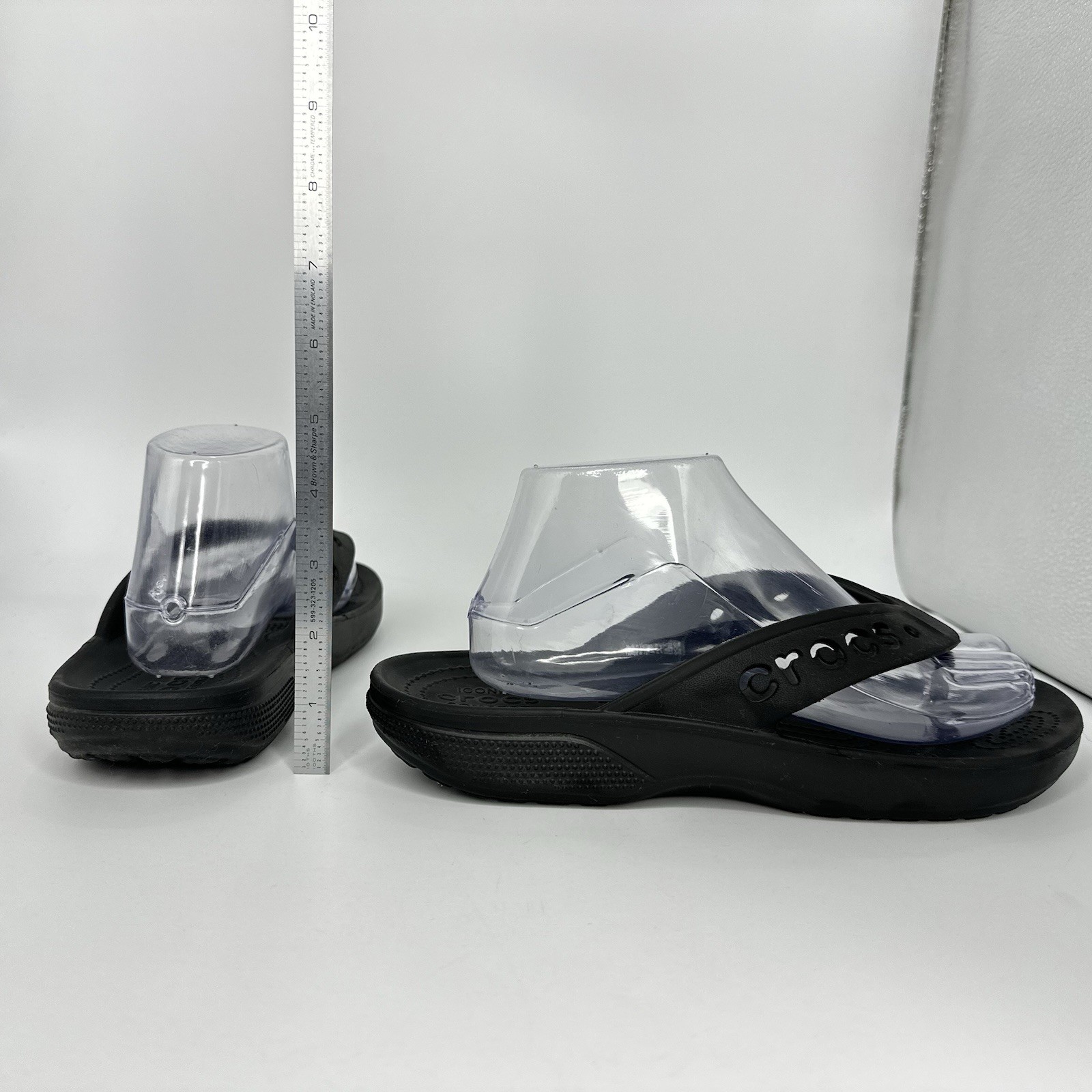 Crocs Sandals Baya II Flip Flop Black Slip On Women 9 US 210120