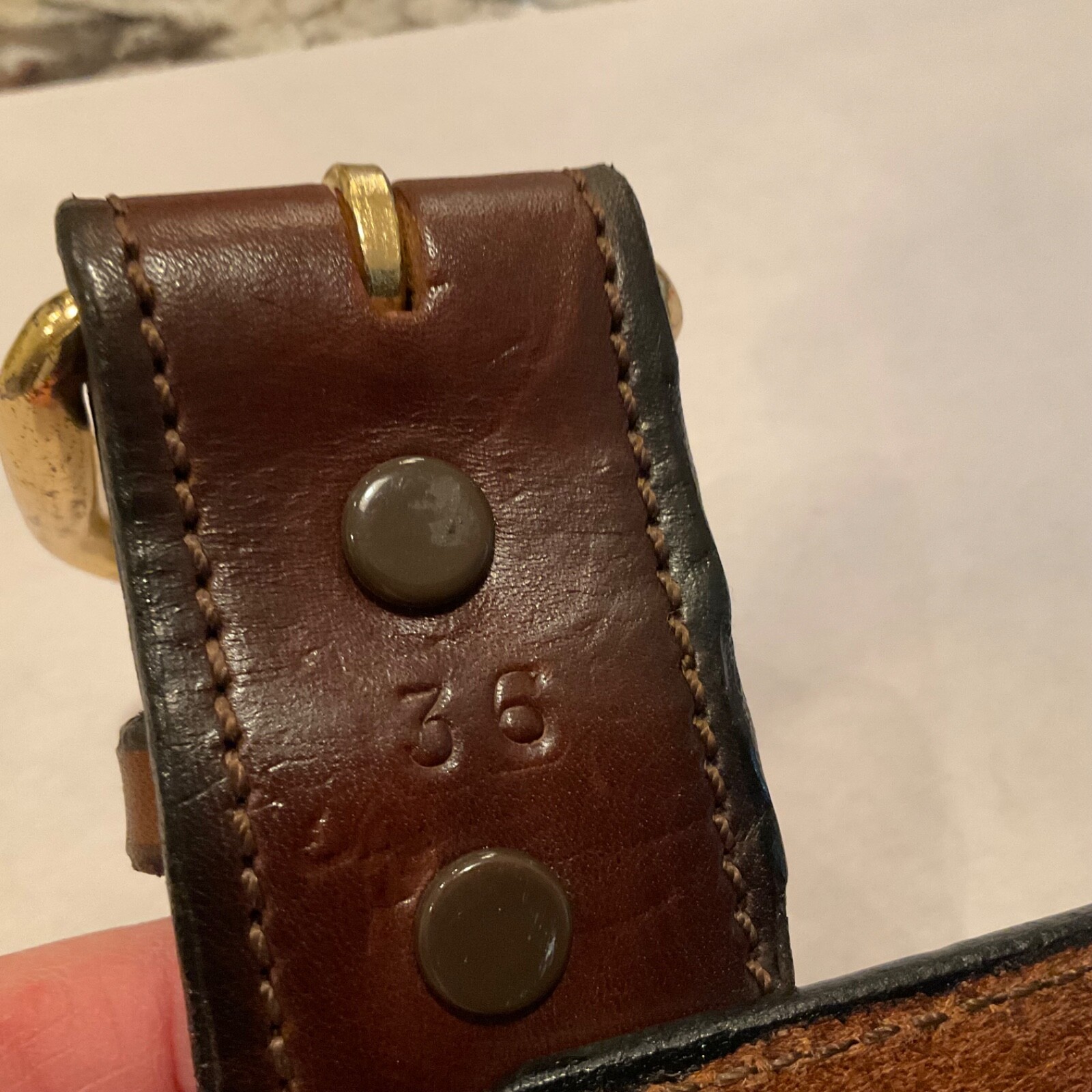 Colorado Leather Goods Handmade Leather/Beadwork Men’s Belt Native American Desi