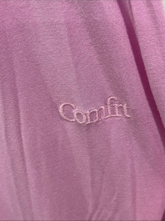 Comfrt Luna Lounge Long Sleeve Pant Modal PJ Pajama Set in Pink – Large