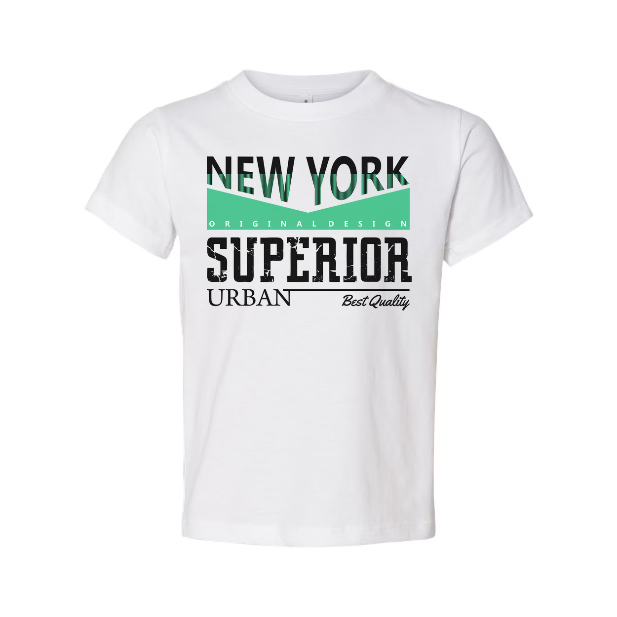 New York Superior Urban Graphic Tee With Original Design For Unisex Short Sleeve