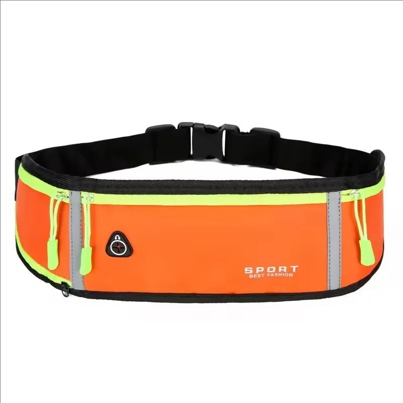 Waterproof Sport Runner Waist Bum Bag Running Jogging Belt Pouch Zip Fanny Pack