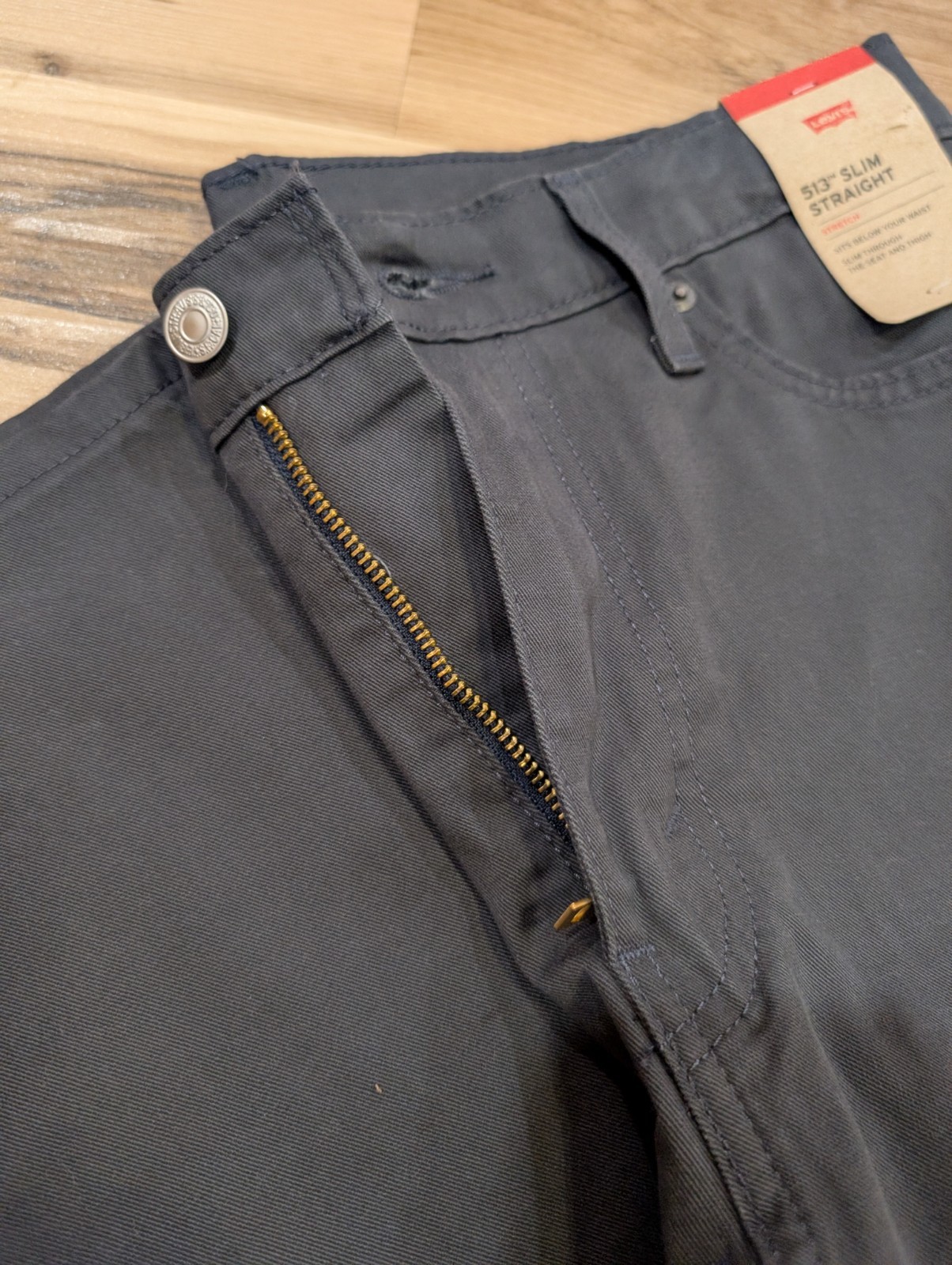 Levi’s 513 jeans 33×32 Slim Straight Fit Stretch #085130947 New