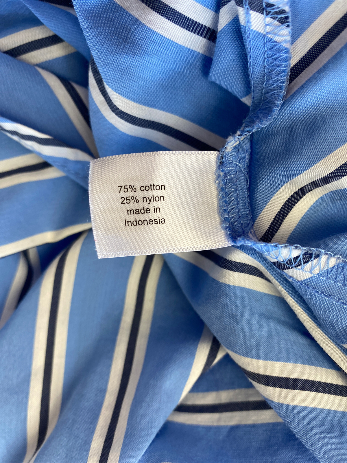 Lane Bryant Dress Womens Plus 26 Rhodes Striped Faux Wrap Work Office S/sleeve