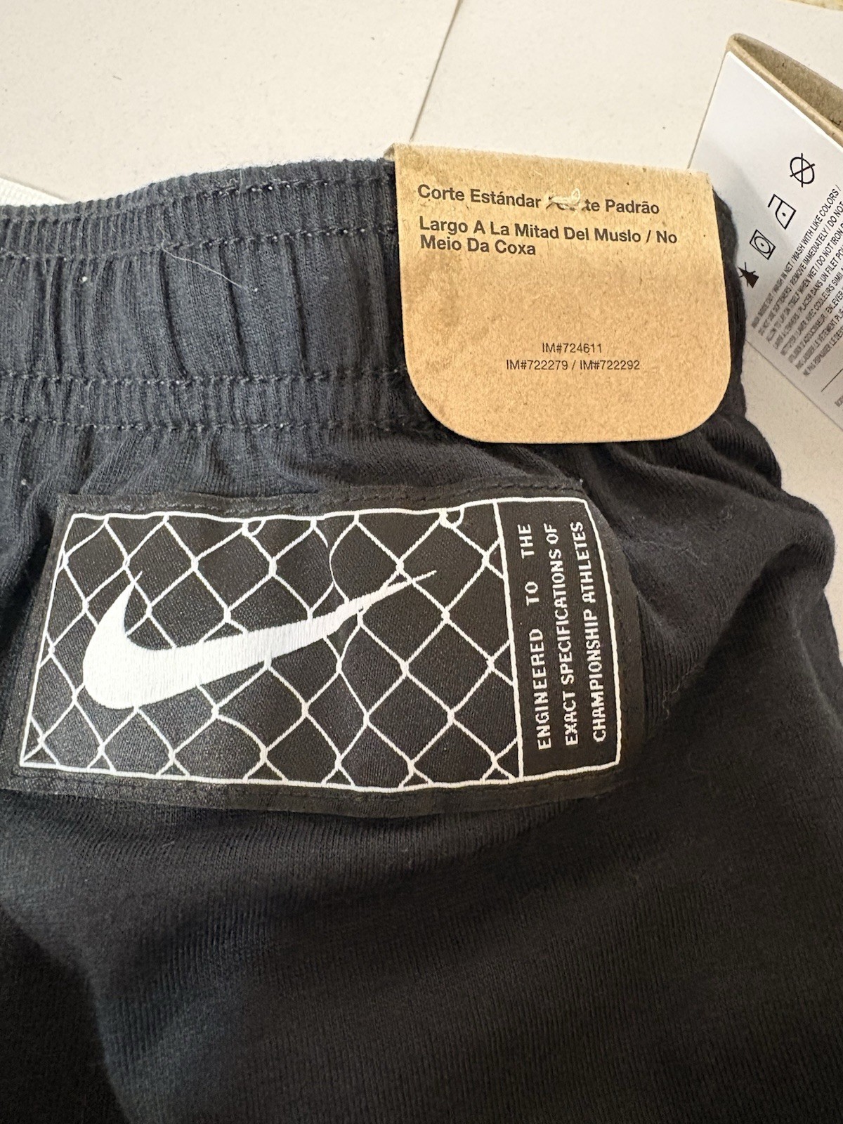 Nike Standard Fit Mid Thigh Length Reversible Dri-Fit Basketball Shorts XXL