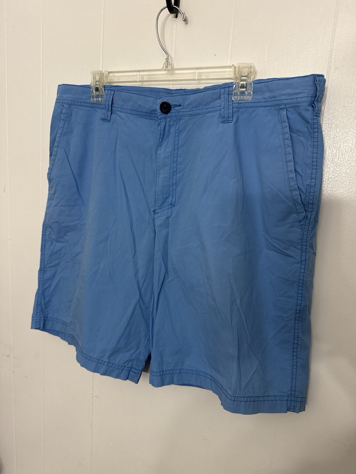 Columbia PFG Fishing Shorts Blue 38 Cotton Outdoor Boating Casual Travel Beach