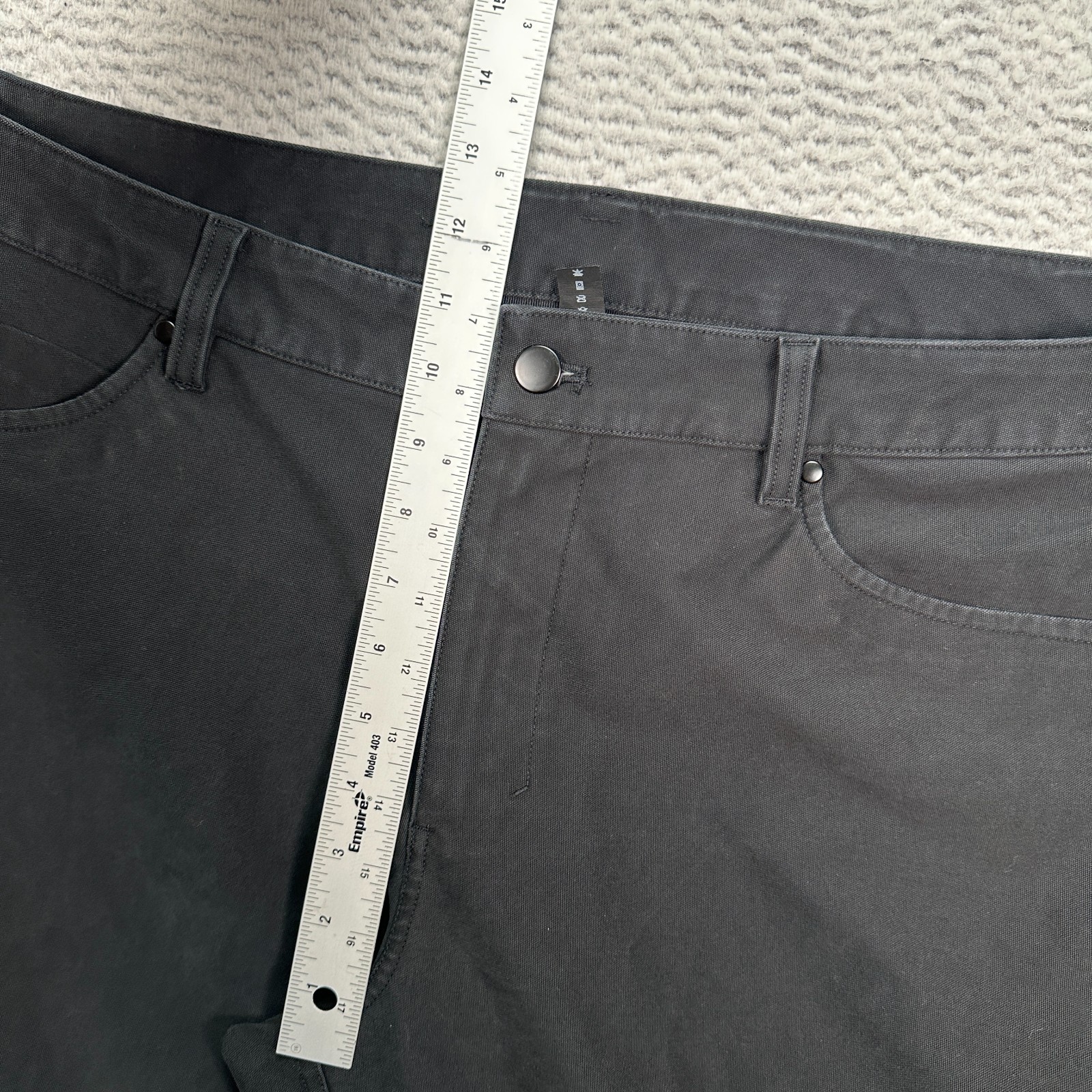 Lululemon 40 x 30 Black Slim Fit Abrasion-Resistant Utilitech ABC Pants LM5ABMS