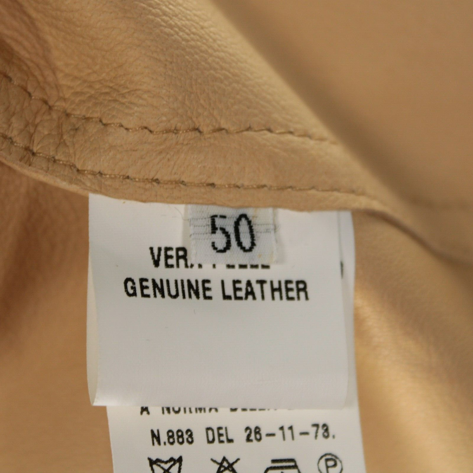 Hettabretz NWD Snap Front Suede Leather Jacket Size 50 (~ Small US) In Solid Tan