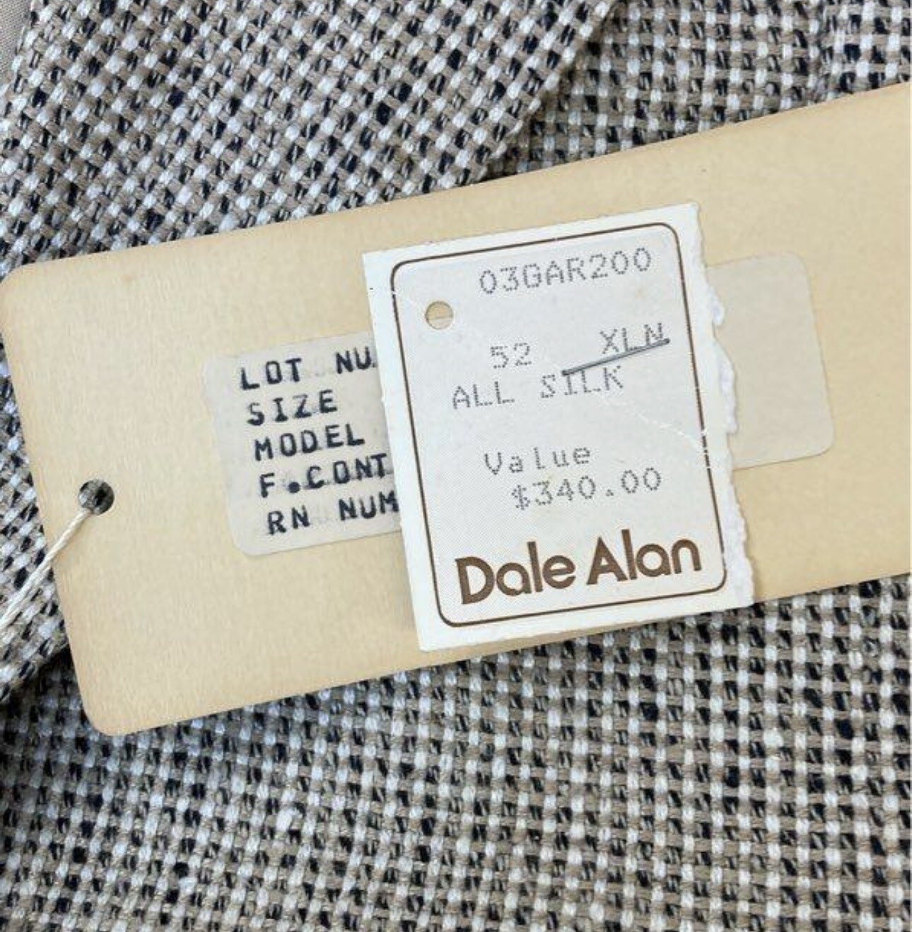 NWT E DE SIMONE SPORT COAT jacket silk Tweed handmade Italy 52xl Vnt Tan Beige
