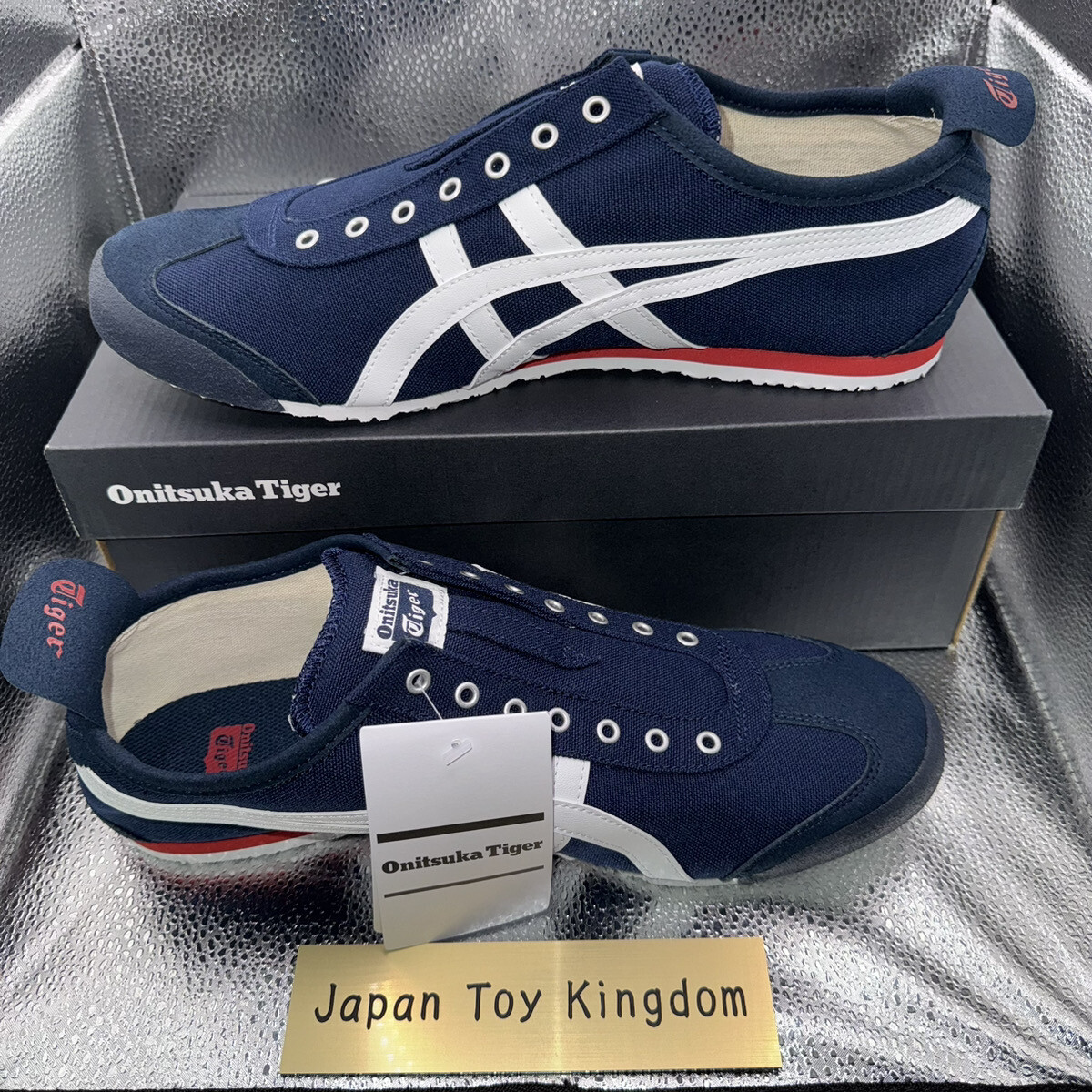 Onitsuka Tiger MEXICO 66 SLIP-ON [1183A360 401] NAVY/OFF-WHITE in Box Official