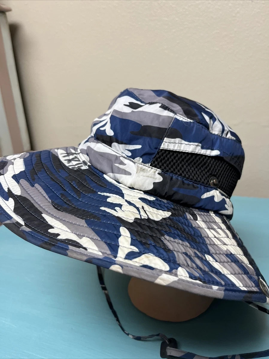 Men’s Outdoor Camouflage Wide Brim Sun Bucket Fishing Hiking Hat. No Brand