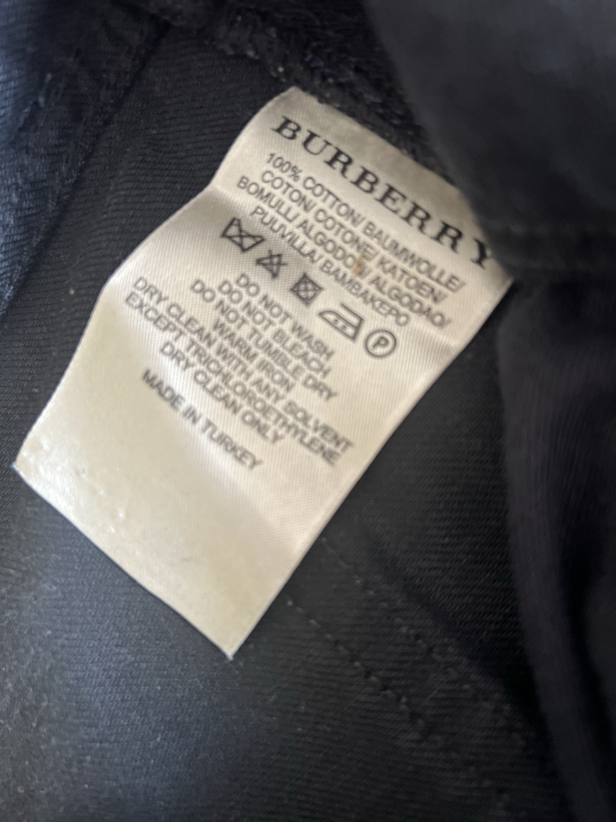 BURBERRY LONDON ‘Steadman’ Cotton Denim Jeans STRAIGHT LEG
