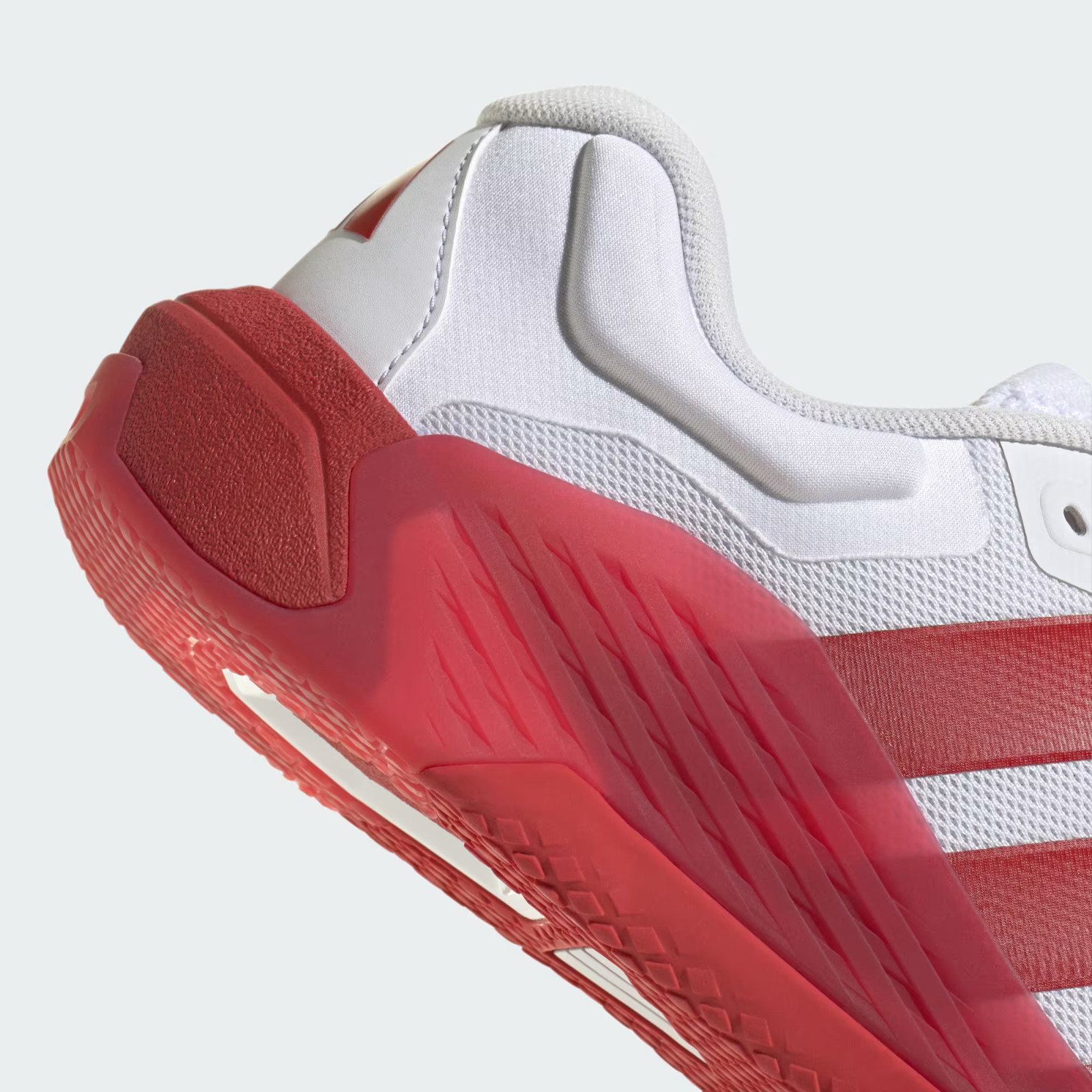Adidas Dropset 4 Men’s Cross Training Gym Shoes White Red Size 10 JR4676 New
