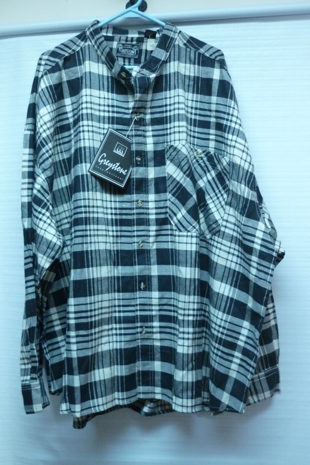 GREYSTONE BIG MAN BUTTON SHIRT 5x NWT