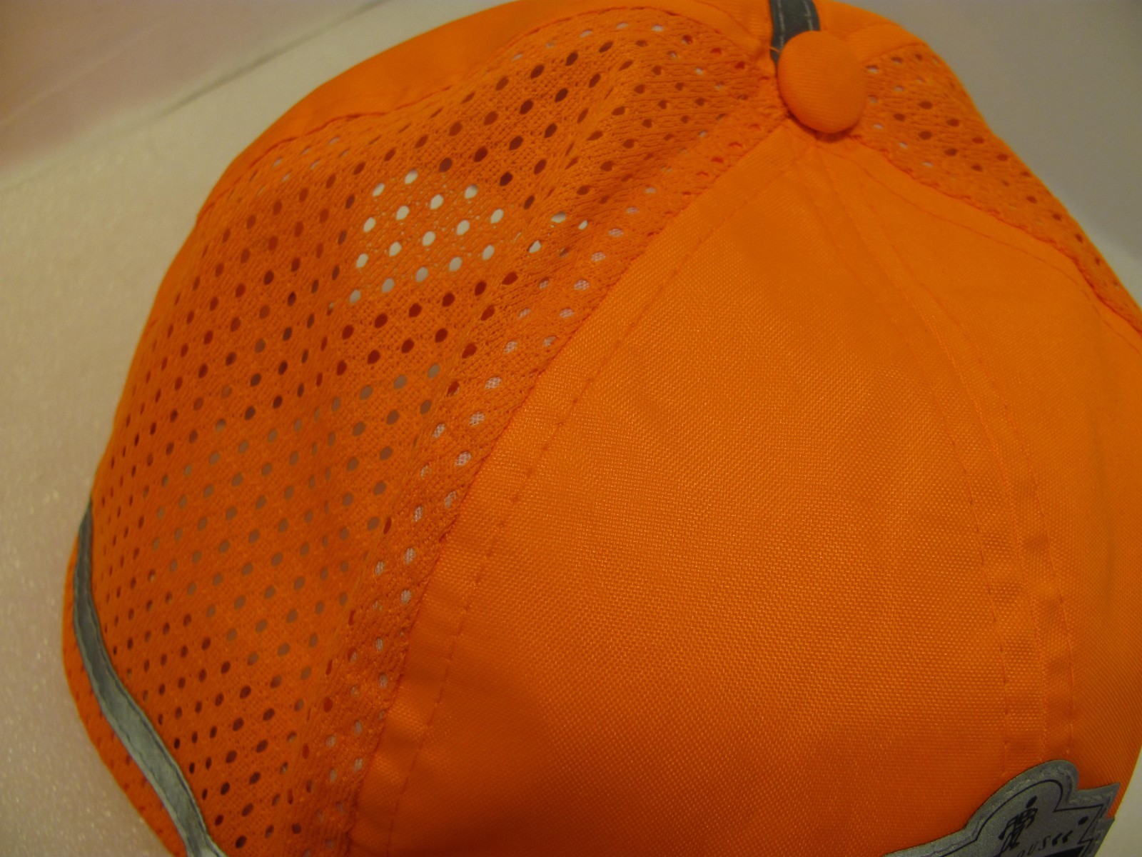 Ergodyne High Visibility Hat Mens Orange Reflective Line Summer Lightweight Cap