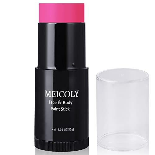 Pink Face Body Paint Stick(1.06Oz),Waterproof pink face body paint stick