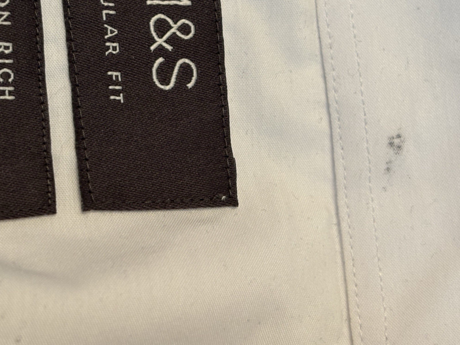 3XL Men’s M&S Double Cuff White Dress Shirt BNWT See Pics/description