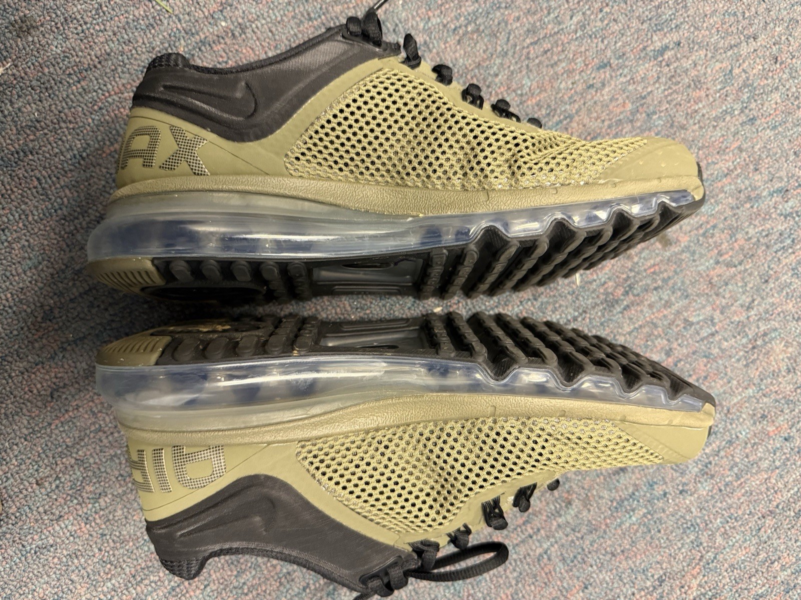 Nike Air Max Dynasty 2 Olive Green Black Running Shoes Men’s US 7