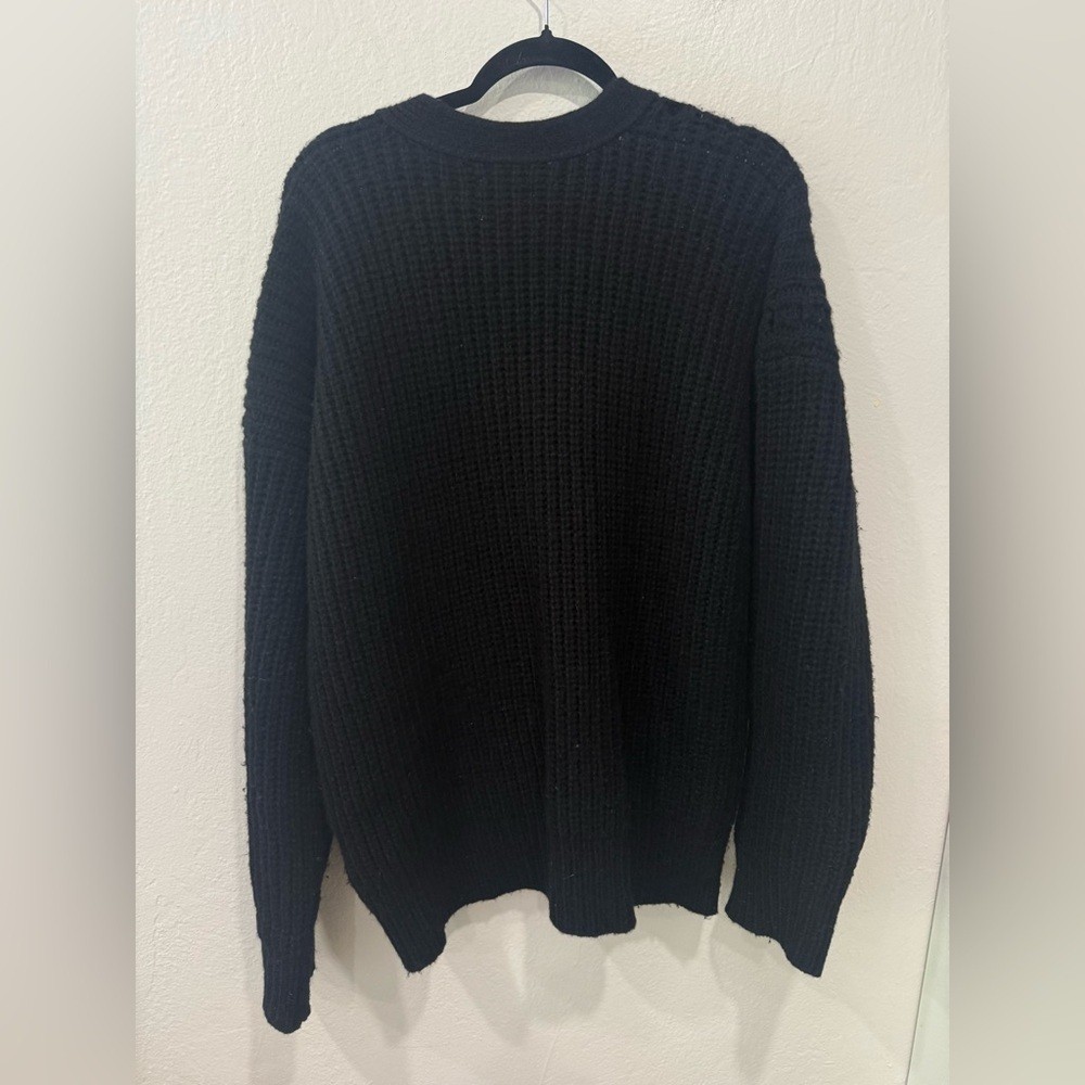 Dôen Adelia Alpaca Wool Oversized Sweater Black XS