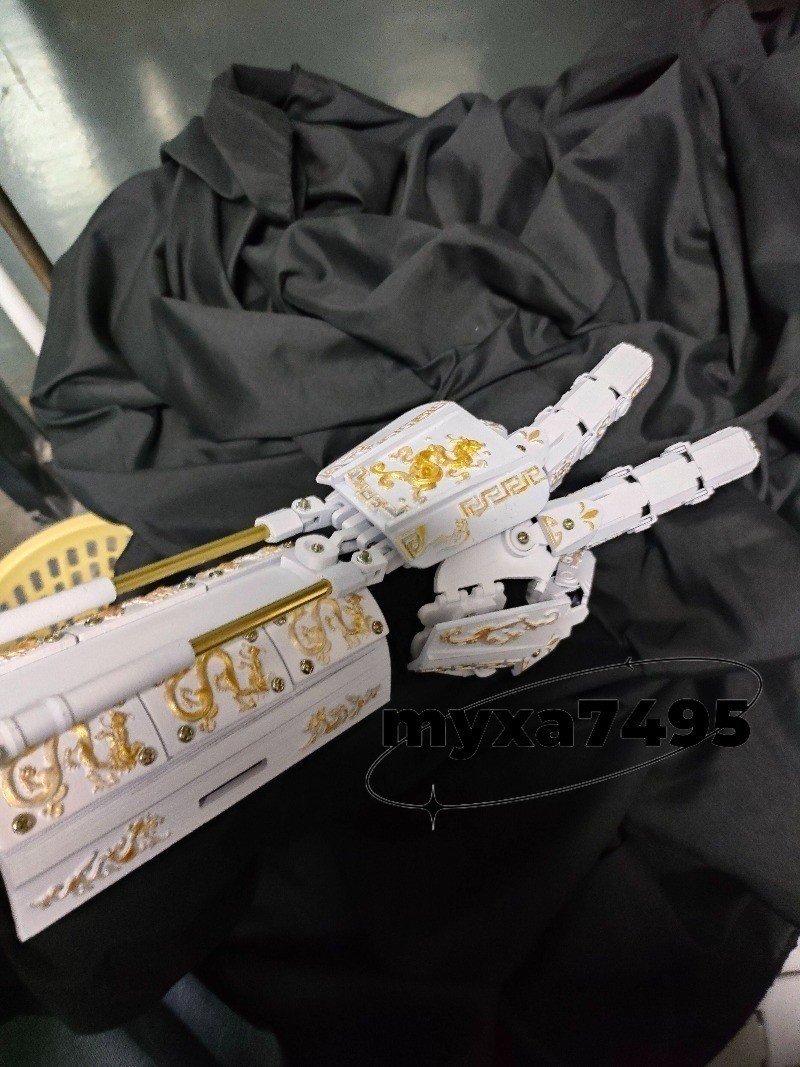 Cyberpunk Mechanical Wearable Hand Armor Tactical Gloves Cosplay Props Gift New