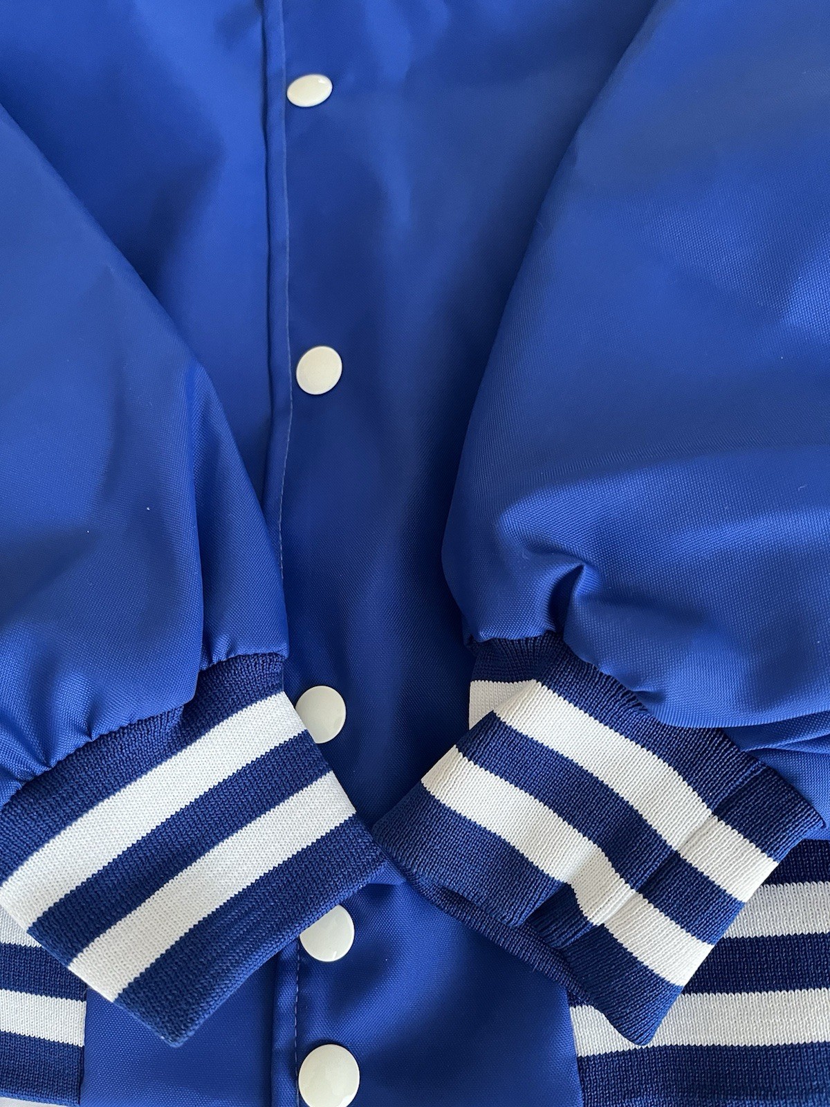 Swingster Goodyear Eagle Blue White Bomber Jacket Men’s Size L Made in USA