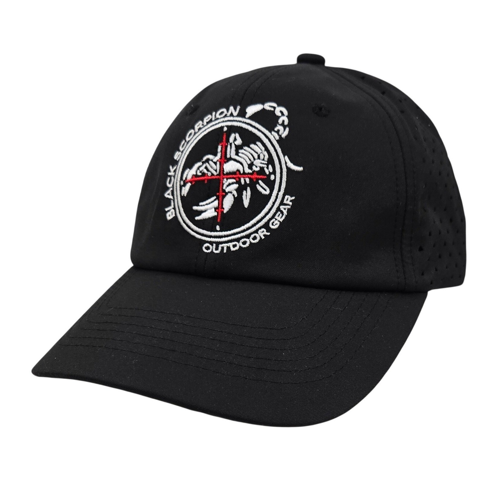 Black Scorpion Outdoor Gear Hat Black Tactical Shooting Sports Vented Mesh IPSC