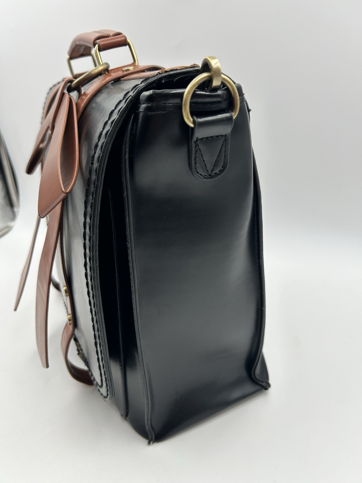 Ecosusi Bow Briefcase Vegan Leather Laptop Bag Satchel Fit 15.6″ Case Purse