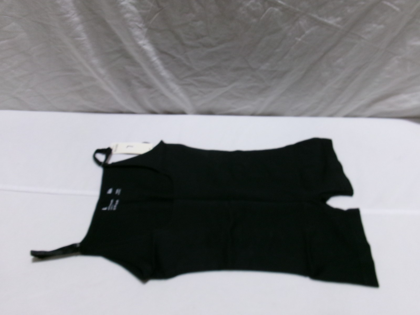 U147 EMPETUA Open Bust Boyshort Bodysuit Black Womens Size Large