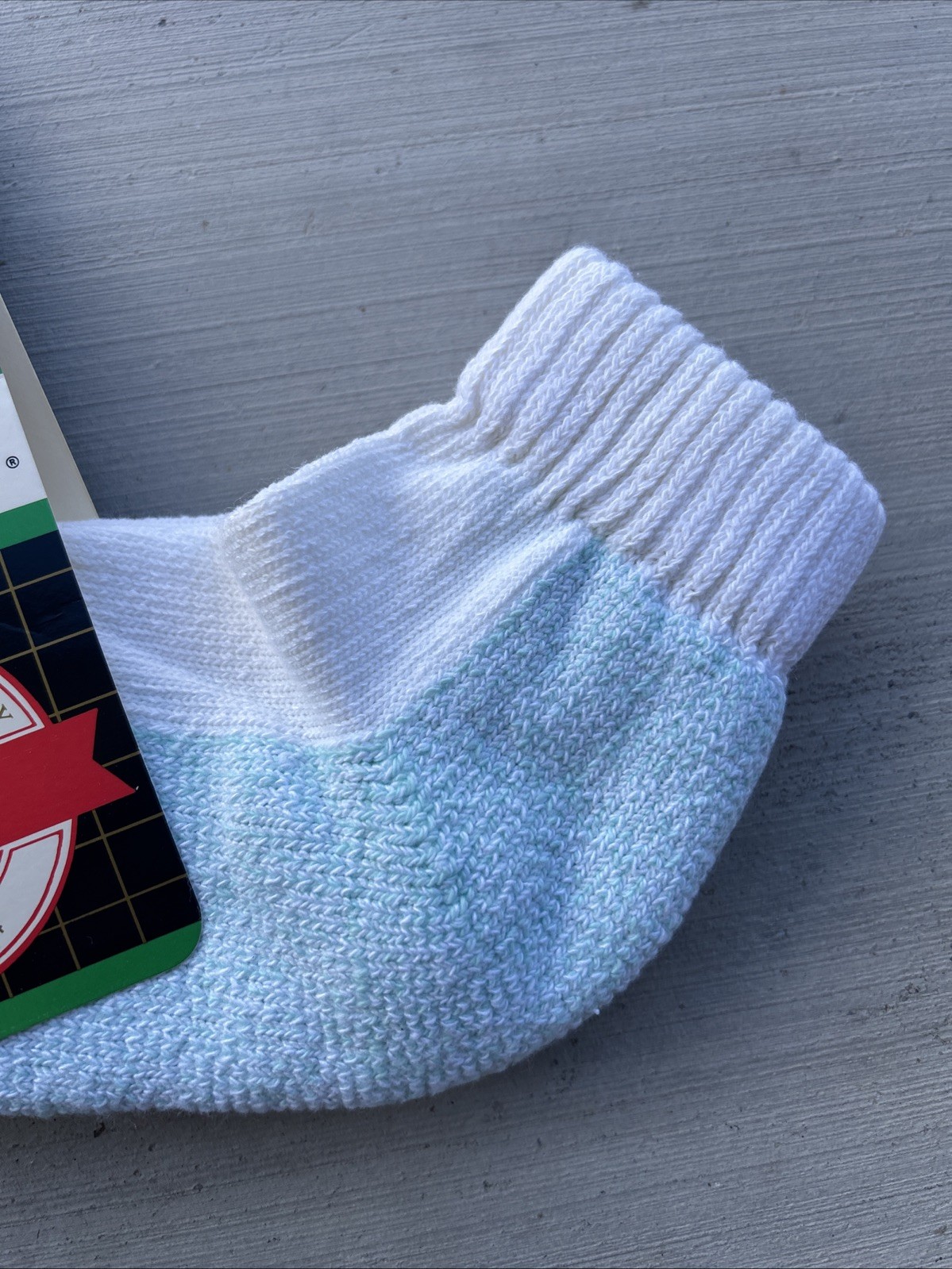 VTG Socks Acrylic Springfoot 9-11 NOS 90s Running Cushioned Quarter USA Low Cut.