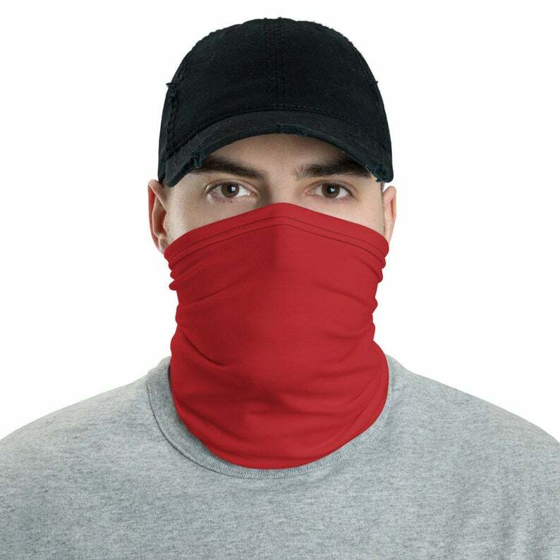 Face Mask Plain Solid Color Bandannas Cotton Bandanna Washable Unisex ,