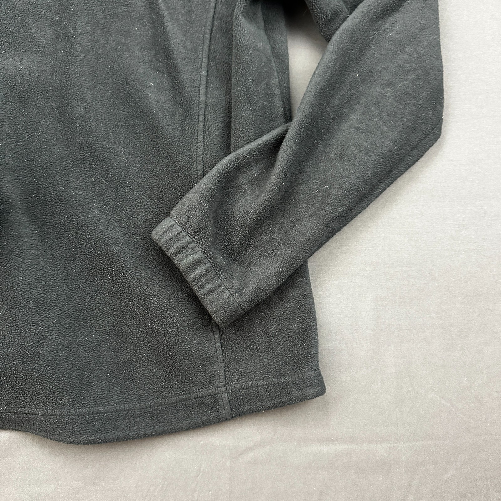 Columbia Sawyer Rapids Fleece Jacket Womens Medium Black Logo Full Zip Outdoor