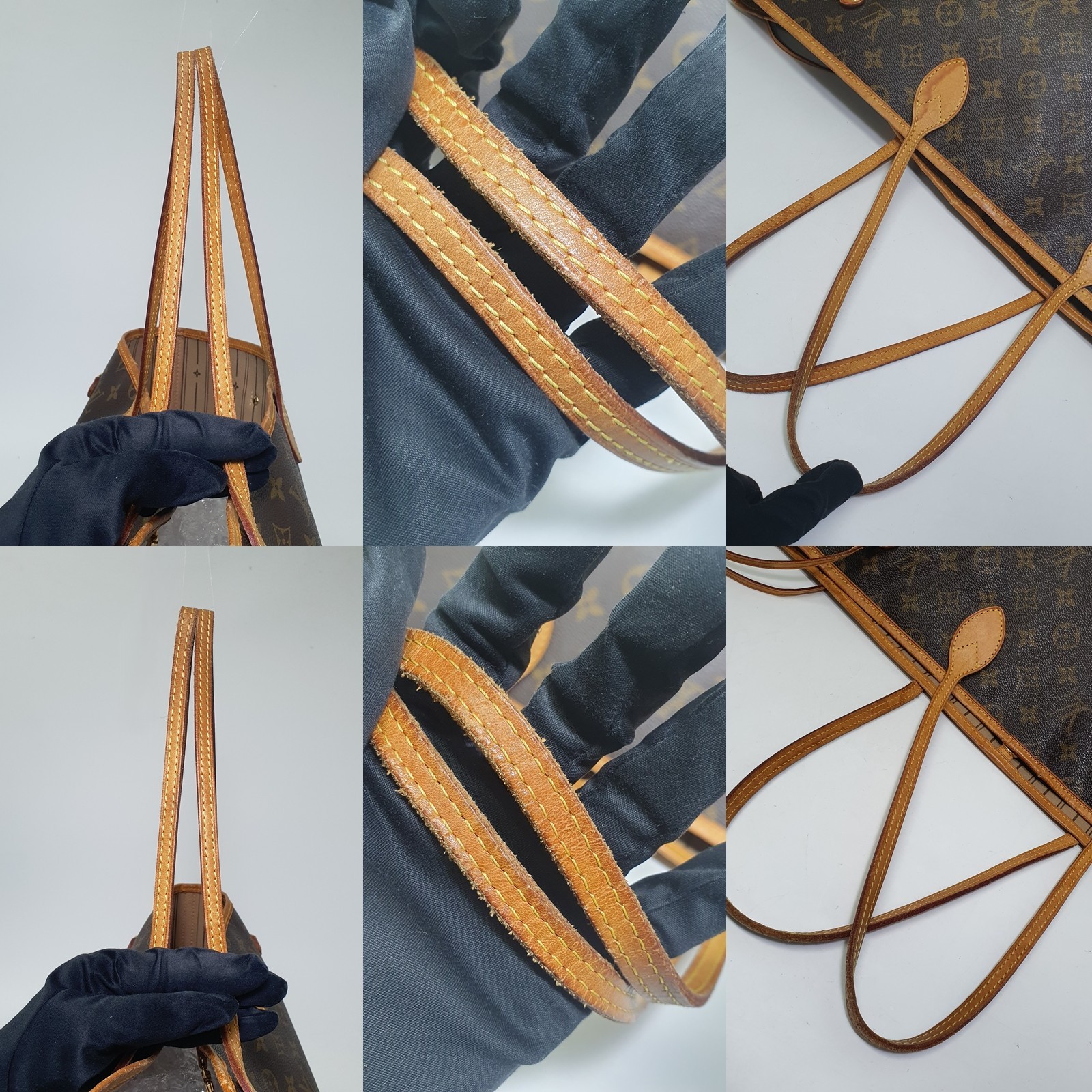 TARIFF FREE Authentic Louis Vuitton Neverfull GM Monogram M40157 Dust bag LF677