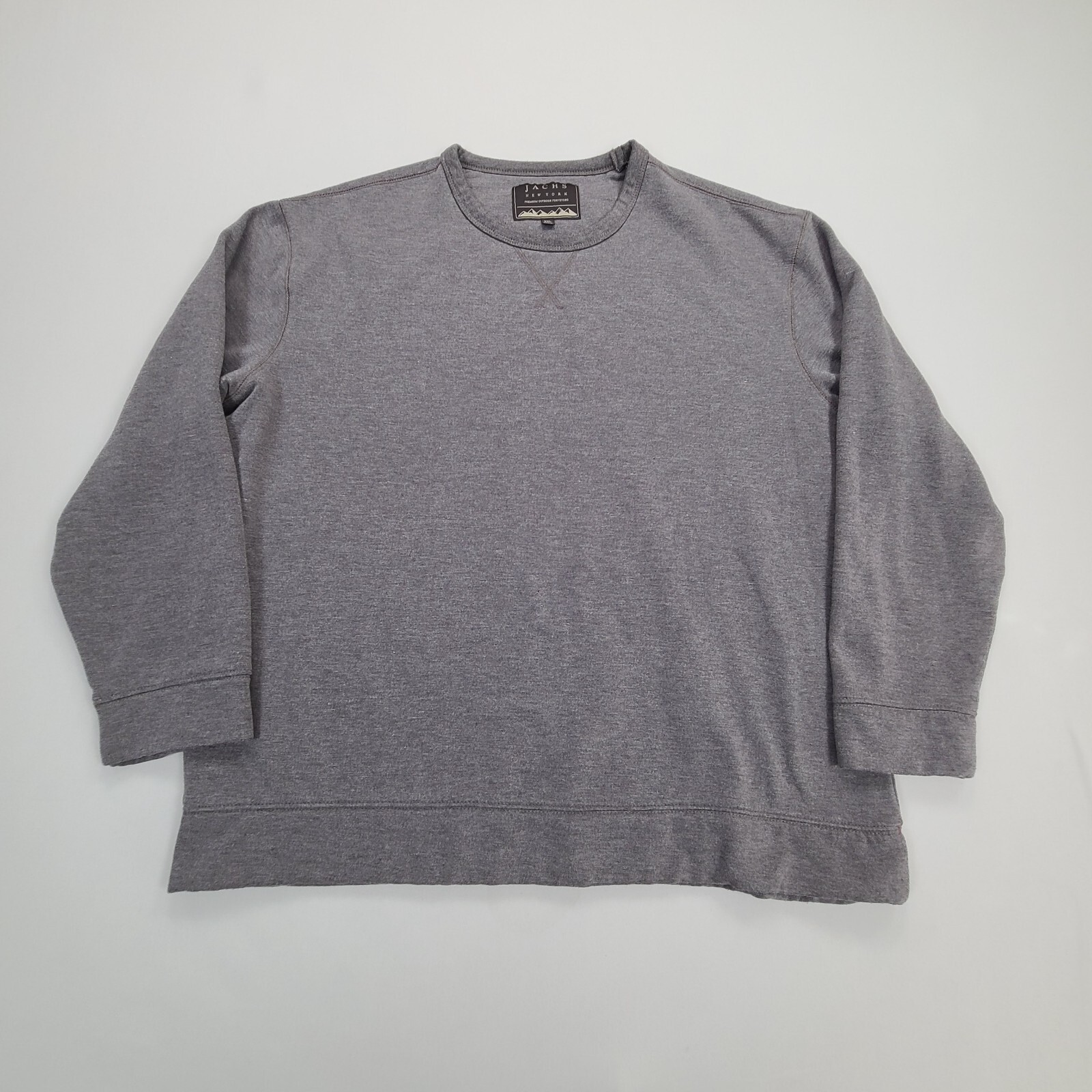 Jachs Sweater Mens 2XL XXL Gray Sweatshirt Pullover Casual Comfort Outdoors