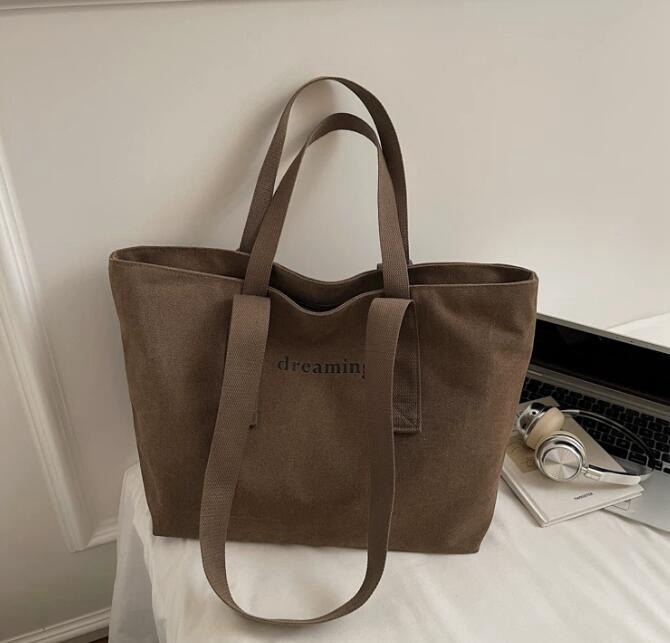 Elegant Large-Capacity Oxford Cloth Tote Bag For Women Stylish Single Shoulder