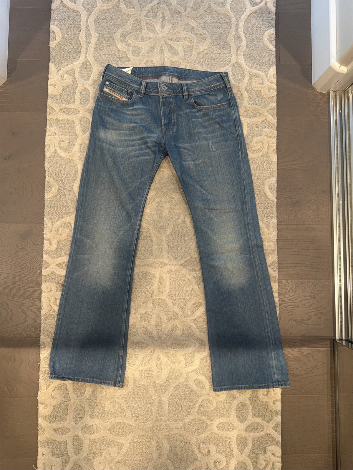 Diesel Zathan Jeans Men’s 31×32 00710 Bootcut Made In Italy Distressed Y2K 2004