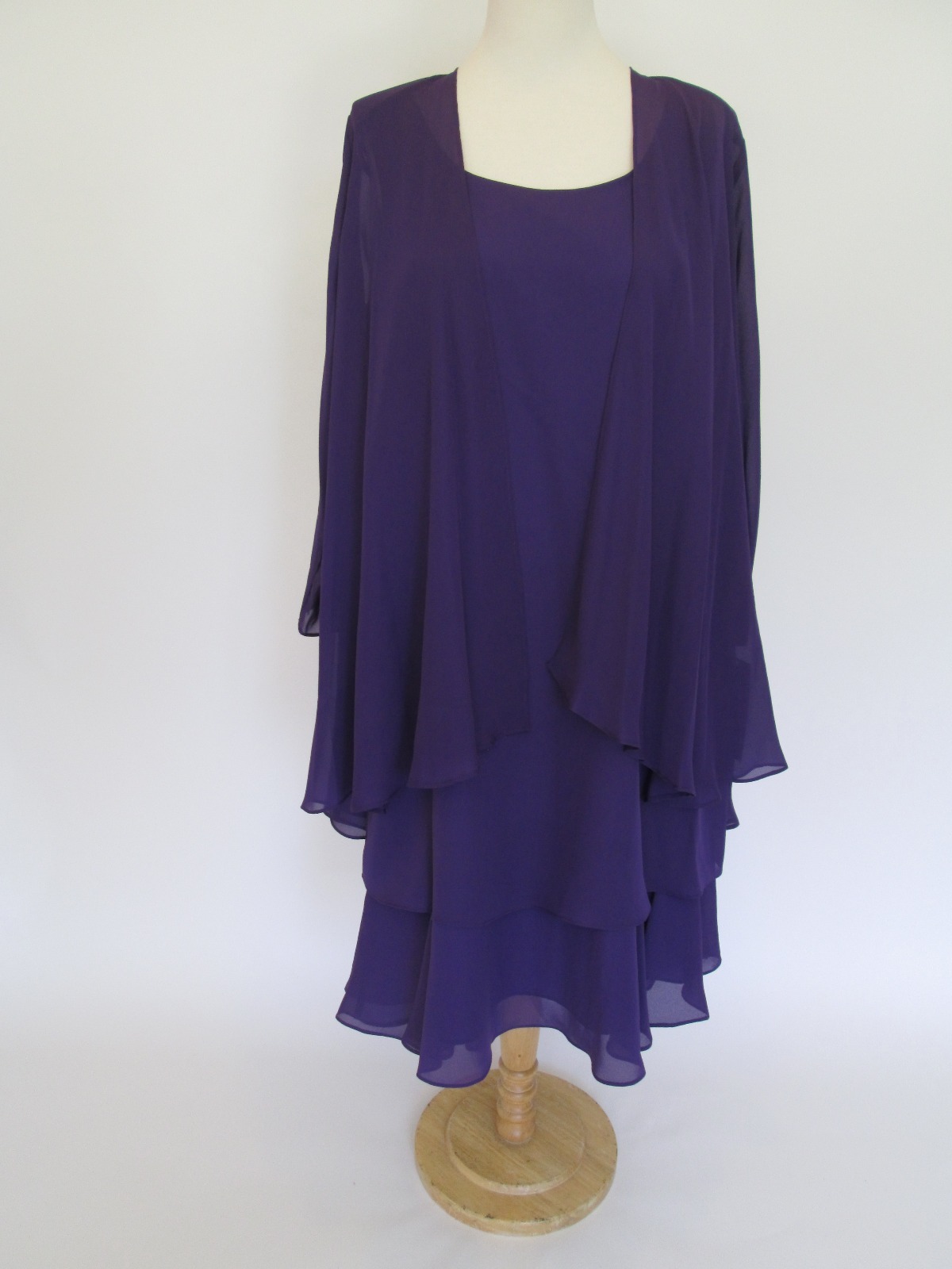 2pc JACKET WITH SLEEVESS DRESS-MOTHER OF BRIDE -XXXS, XXS, XS,S,M,L,XL