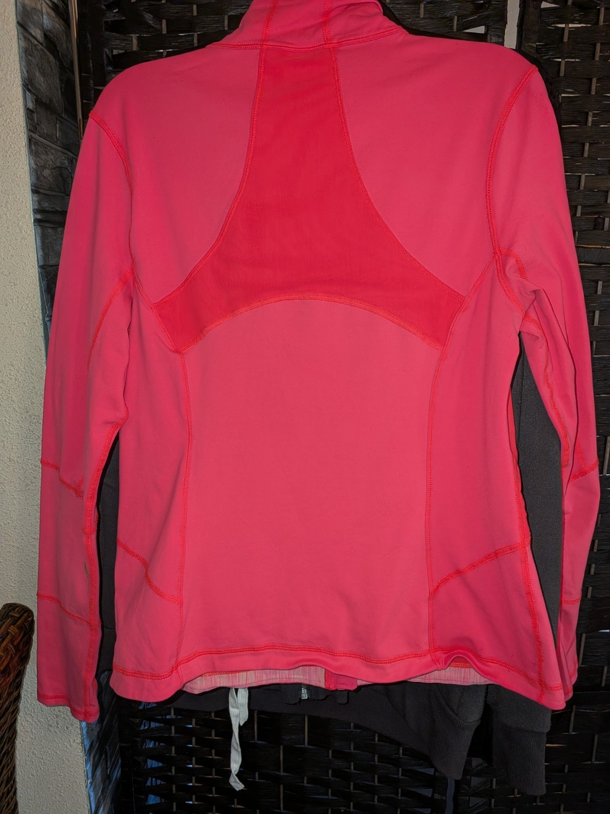 Kirkland Signature Women’s Pink Track Jacket Full Zip Pockets Size L