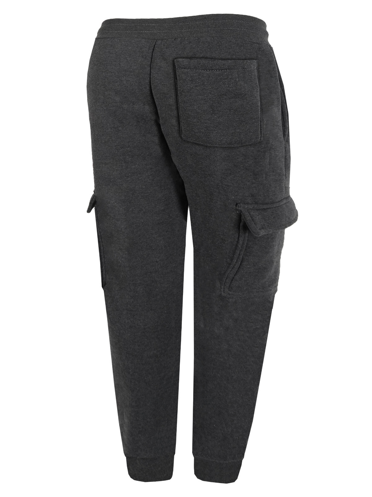 Sherpa Cargo Sweatpants 5 Pocket Thick Warm Padded Mens Jogger Fleece Flannel