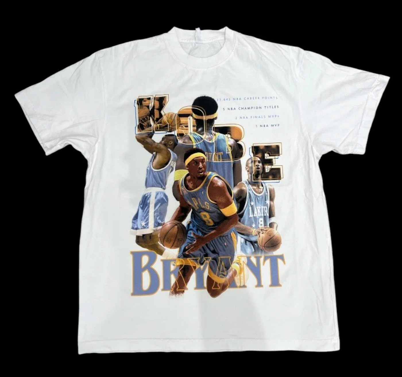 AIO Premium Kobe “Accolades” Tee White Sizes S-XXL