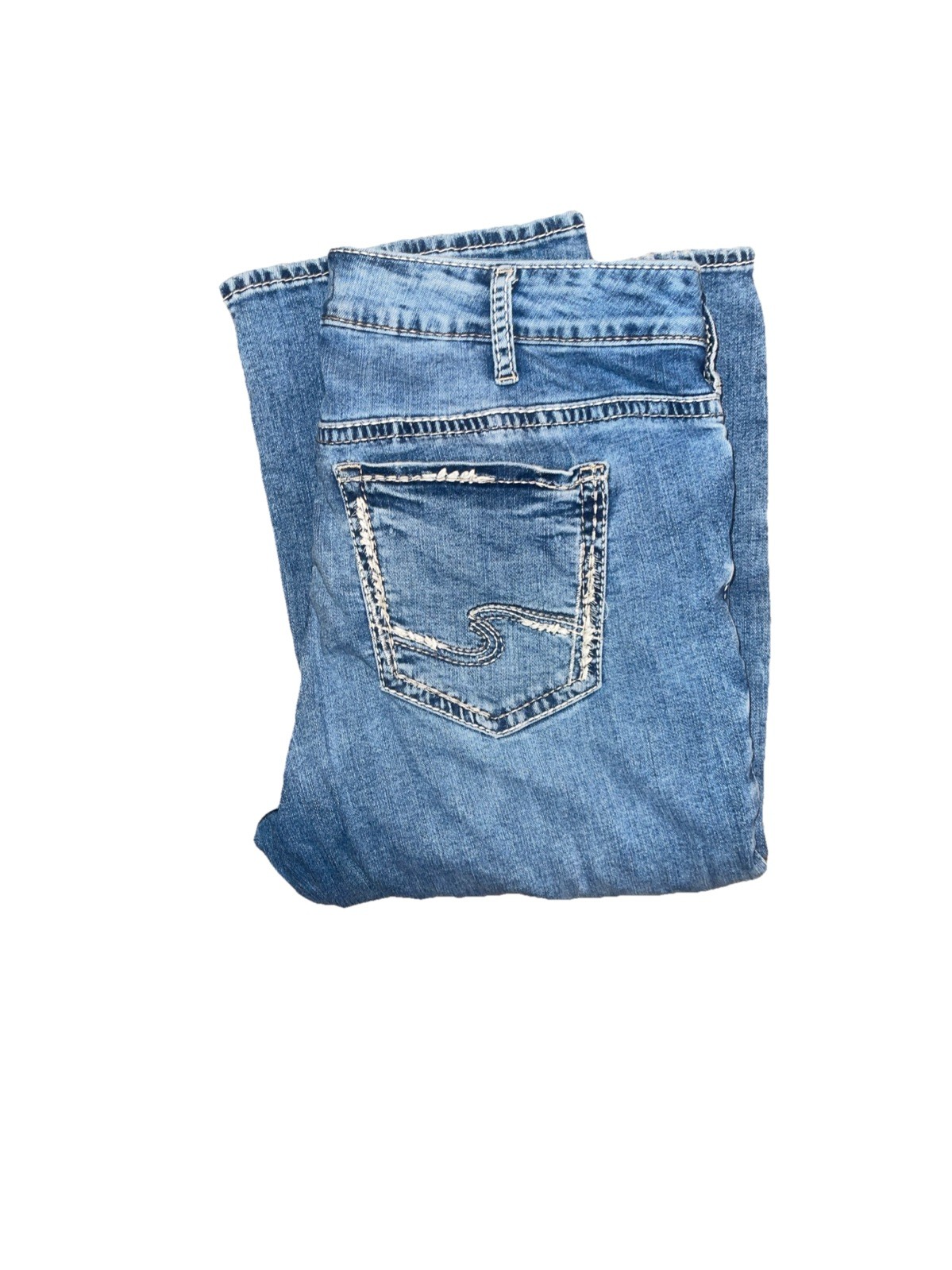 Silver Jeans Women’s Suki Mid Slim Boot Plus Size 14/31 ( 34/31)
