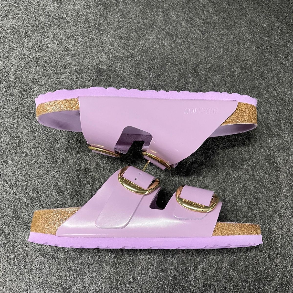 BIRKENSTOCK Arizona Big Buckle Patent Sandals Unisex Size M5/W7