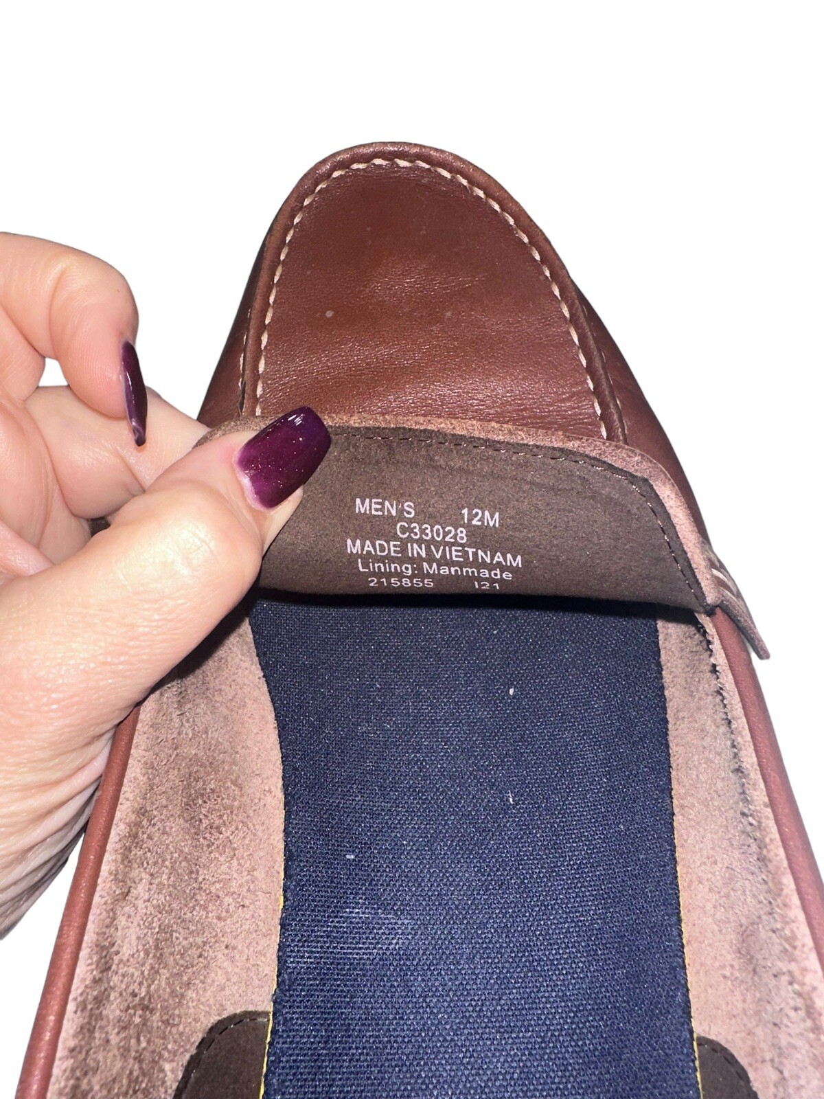 Cole Haan Size 12M Grand Atlantic C33028 Brown Penny Loafer Shoes Men