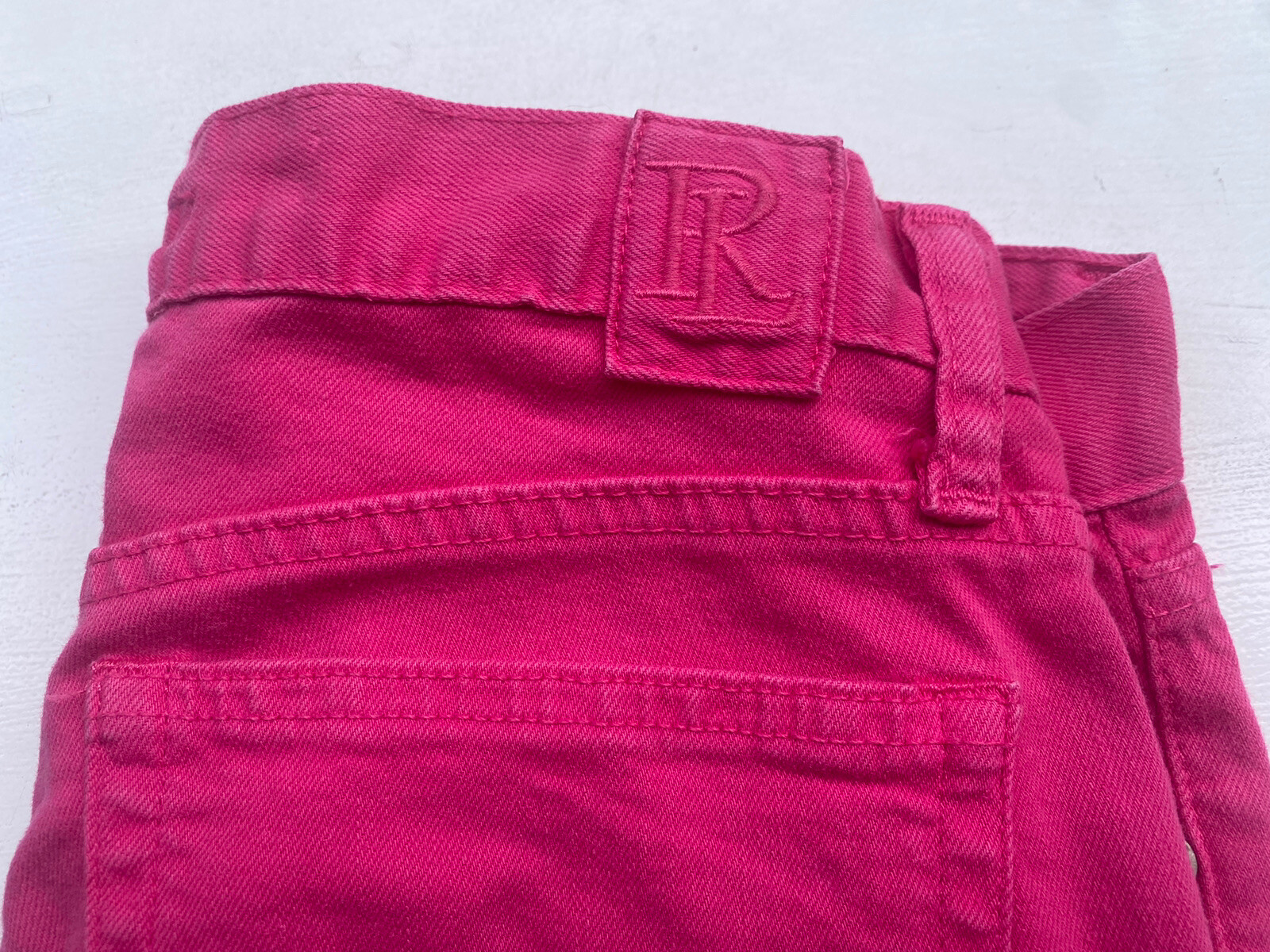 Women’s Ralph Lauren Sport Cotton Blend Pink Jeans 28 Waist 32 X 31