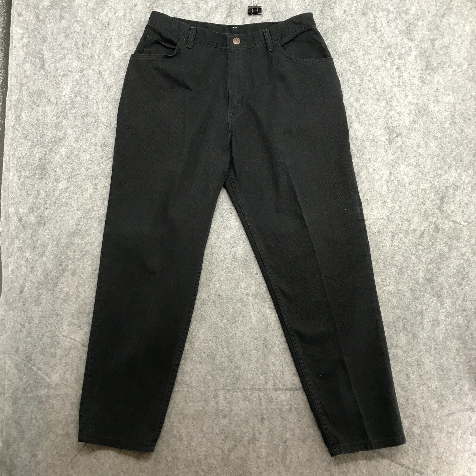 Gitano Jeans Women 18 Petite High Rise Denim Black Straight 5 Pocket 100% Cotton