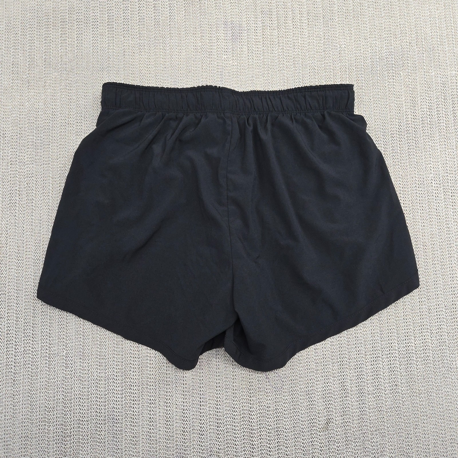 Nike Dri Fit Running Shorts Womens Small Black Atheltic Lined Training Swoosh