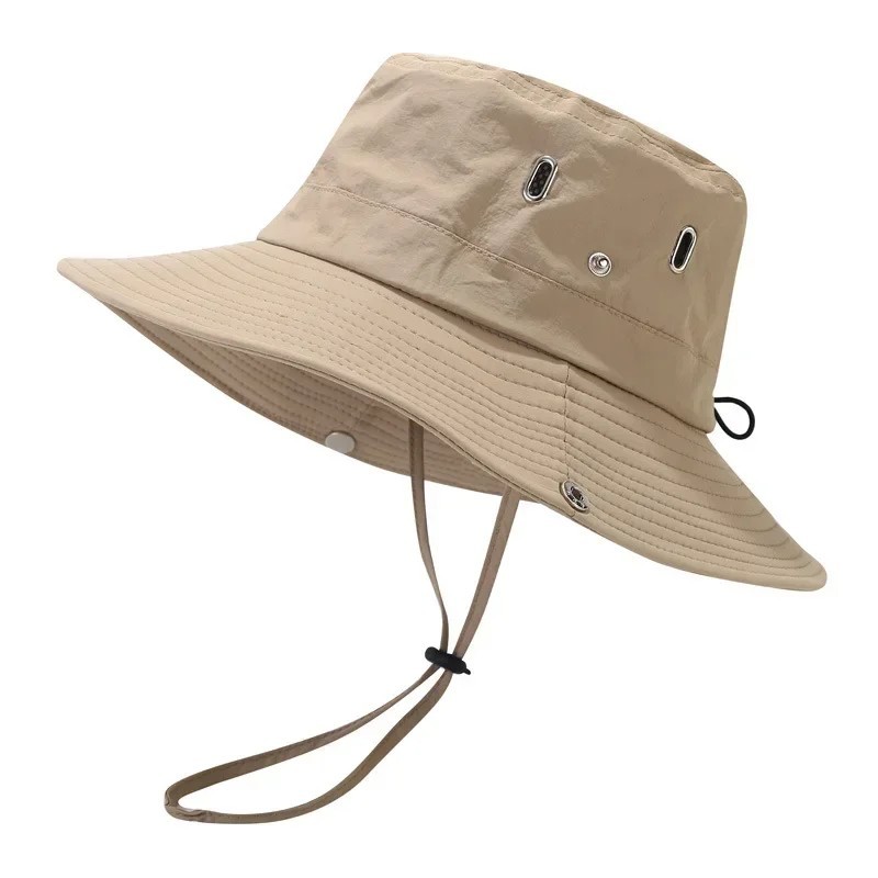 Wide Brim Sun Hat UV Protection Bucket Cap For Hiking Camping Fishing Safari Men