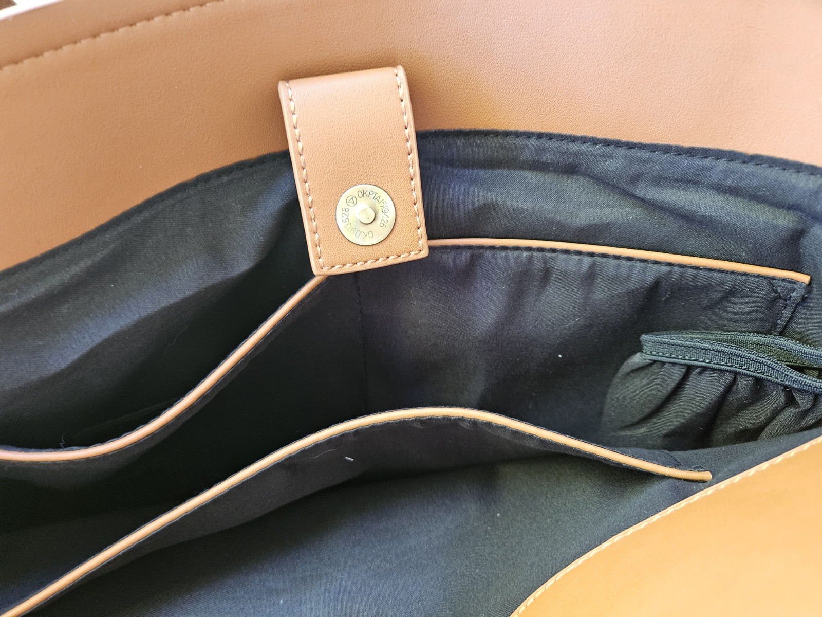 ECOSUSI Briefcase / Messenger Bag / Soft Side Poly/Vegan Leather Trim/ Satchel