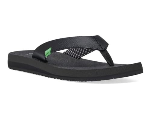 Women’s Flip Flops Yoga Sandals Memory Foam Footbed Synthetic Leather Beach