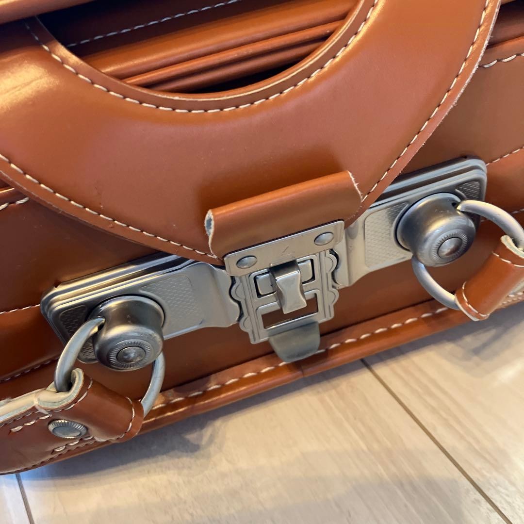 Tsuchiya Kaban Premium Camel Randoseru Unisex Backpack Atelier Clarino Pouch